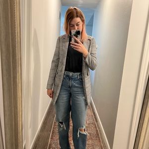 Windsor plaid blazer